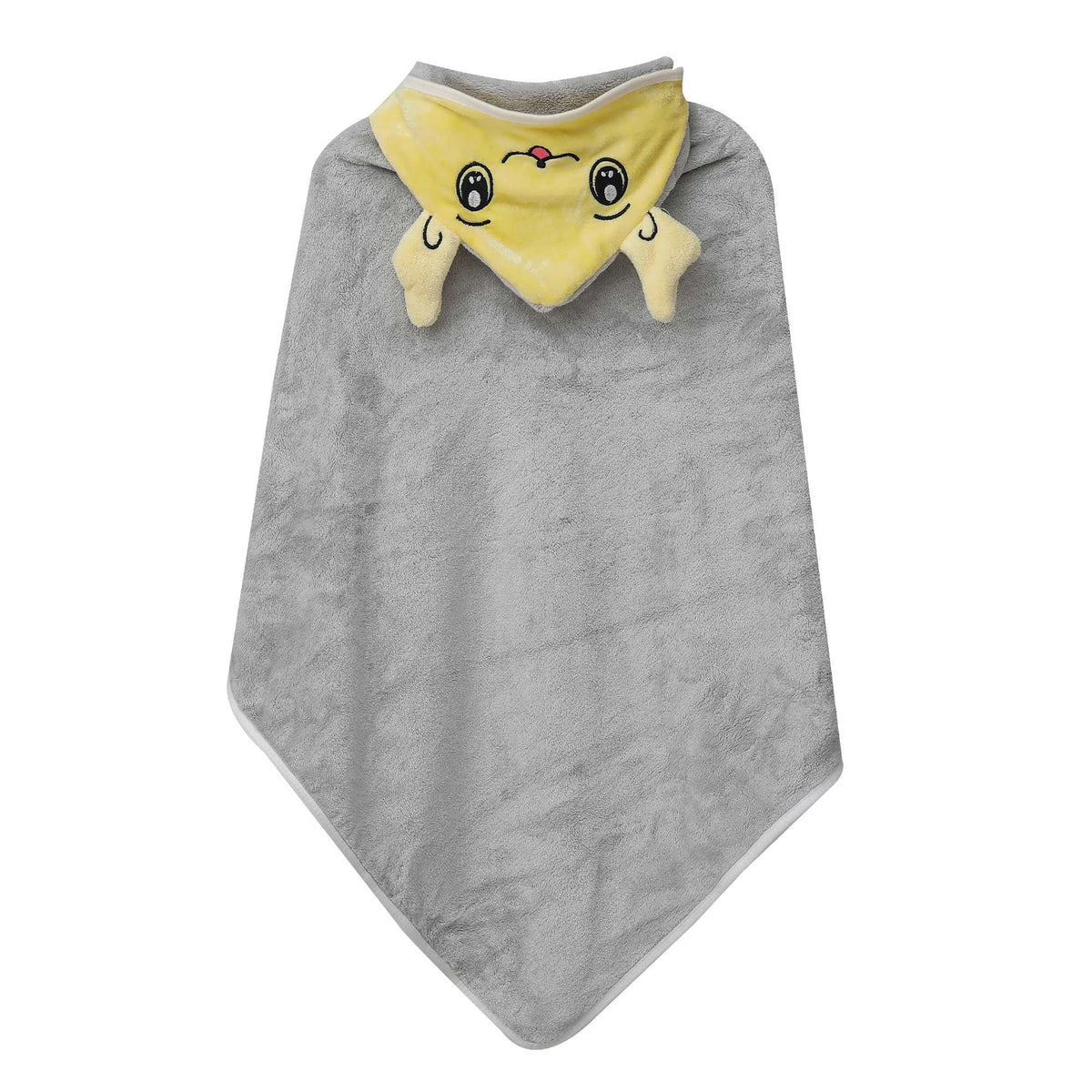 Bath/swimming towel with a head cover for kids Image