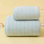 Free Blue Bath Towel set 2 pieces Image