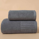 Free Dark Gray Bath Towel set 2 pieces Image