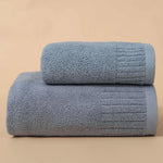 Free Gray Bath Towel set 2 pieces Image