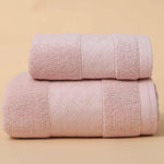 Free Pink Bath Towel set 2 pieces Image