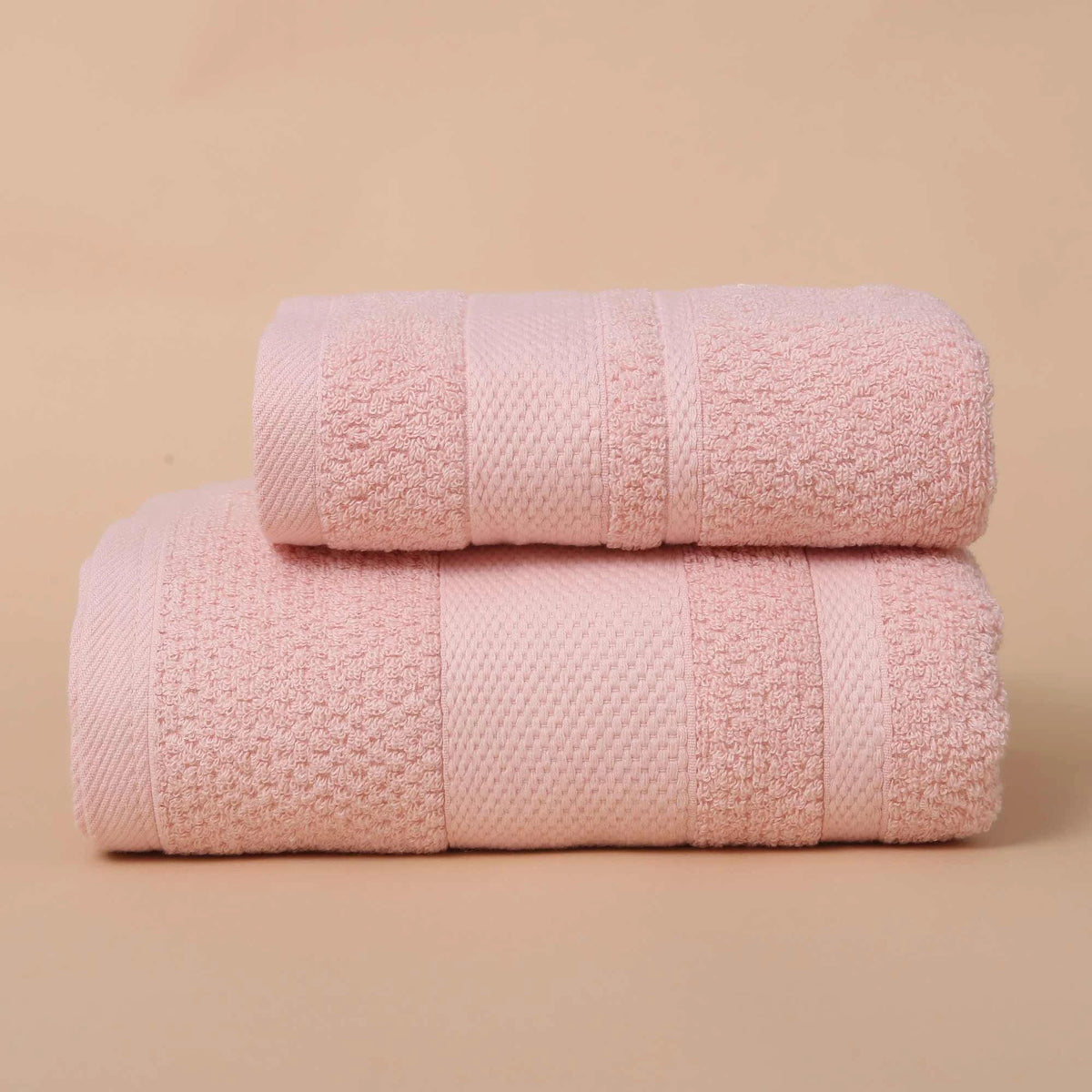 Free Pink Bath Towel set 2 pieces Image