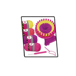 Head Flower Knitting for Girls Image