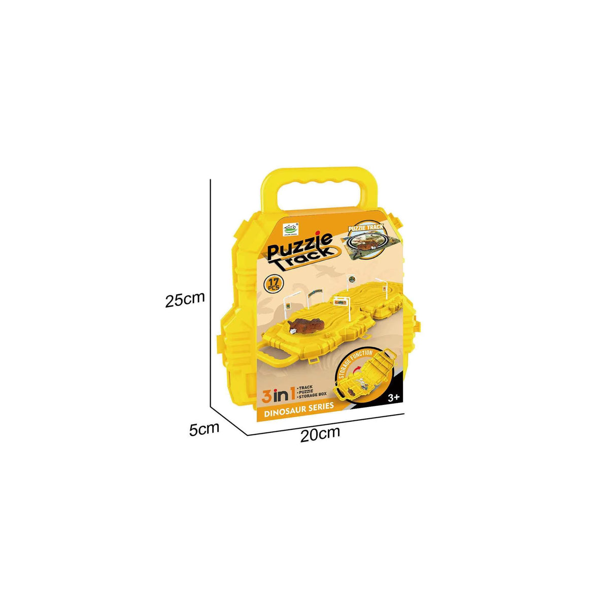 Dinosaur Jigsaw Rail Car Image