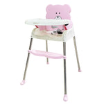5 - 6Y Pink High Food Chair For Babies Image