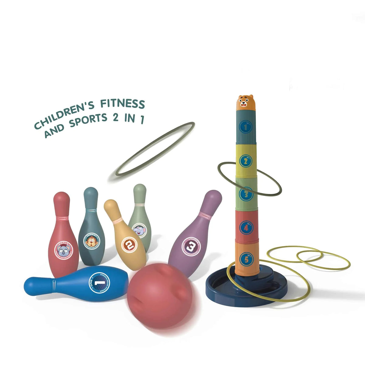 1-3Y Multicolor Rotating Toys Image