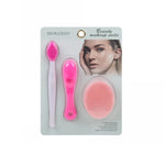 Free Pink Silica Gel Nasal Brush +Nasal Brush +Scraping Plate for women Image