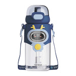 600ml Navy plastic bottle Image