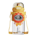 600ml Yellow plastic bottle Image