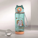 650ml Green plastic bottle Image