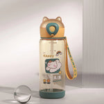 650ml Yellow plastic bottle Image