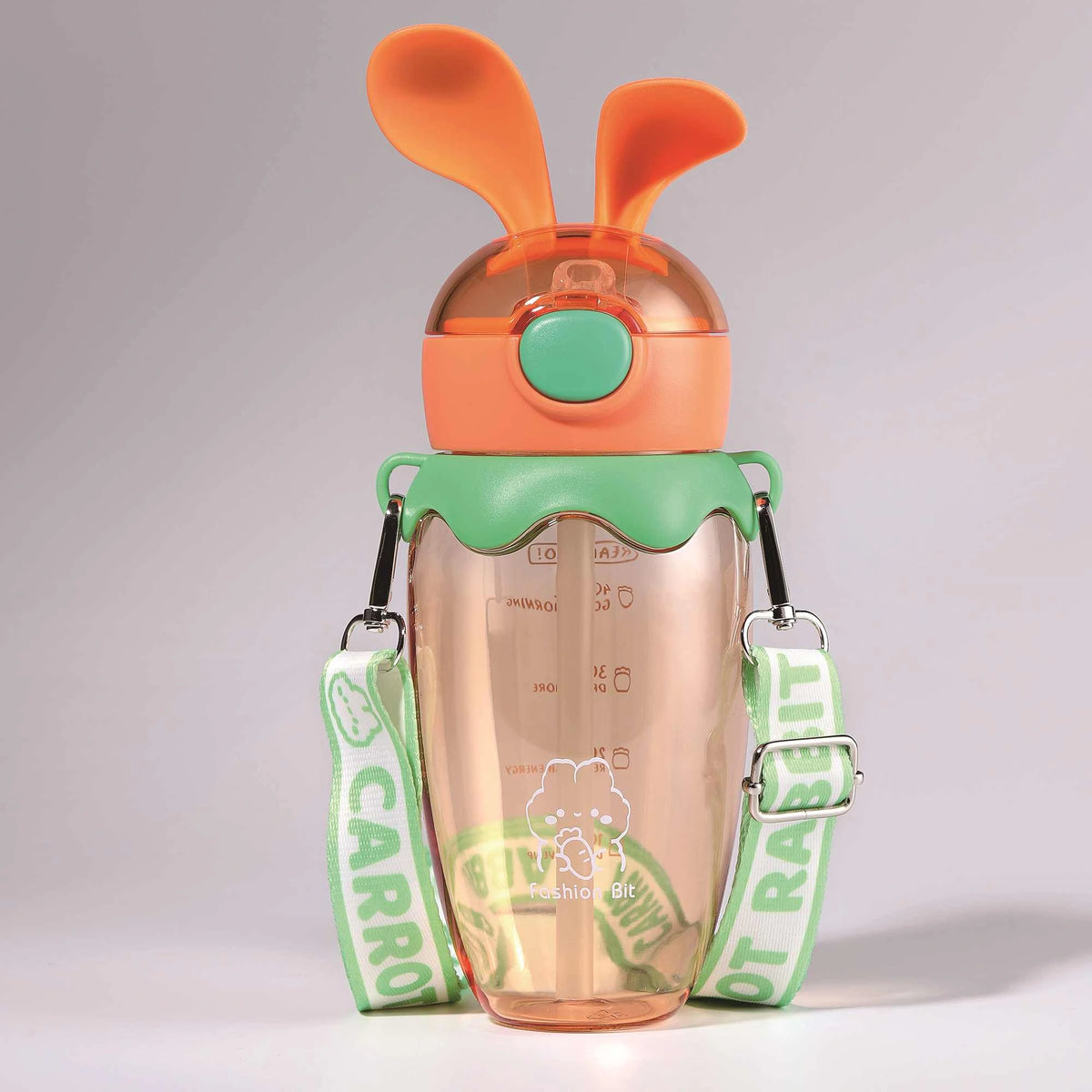 580ml Orange plastic bottle Image