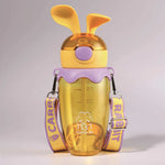 580ml Yellow plastic bottle Image