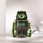 800ml Black plastic bottle Image