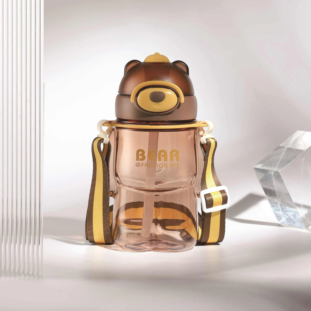 800ml Brown plastic bottle Image