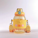 750ml Yellow plastic bottle Image