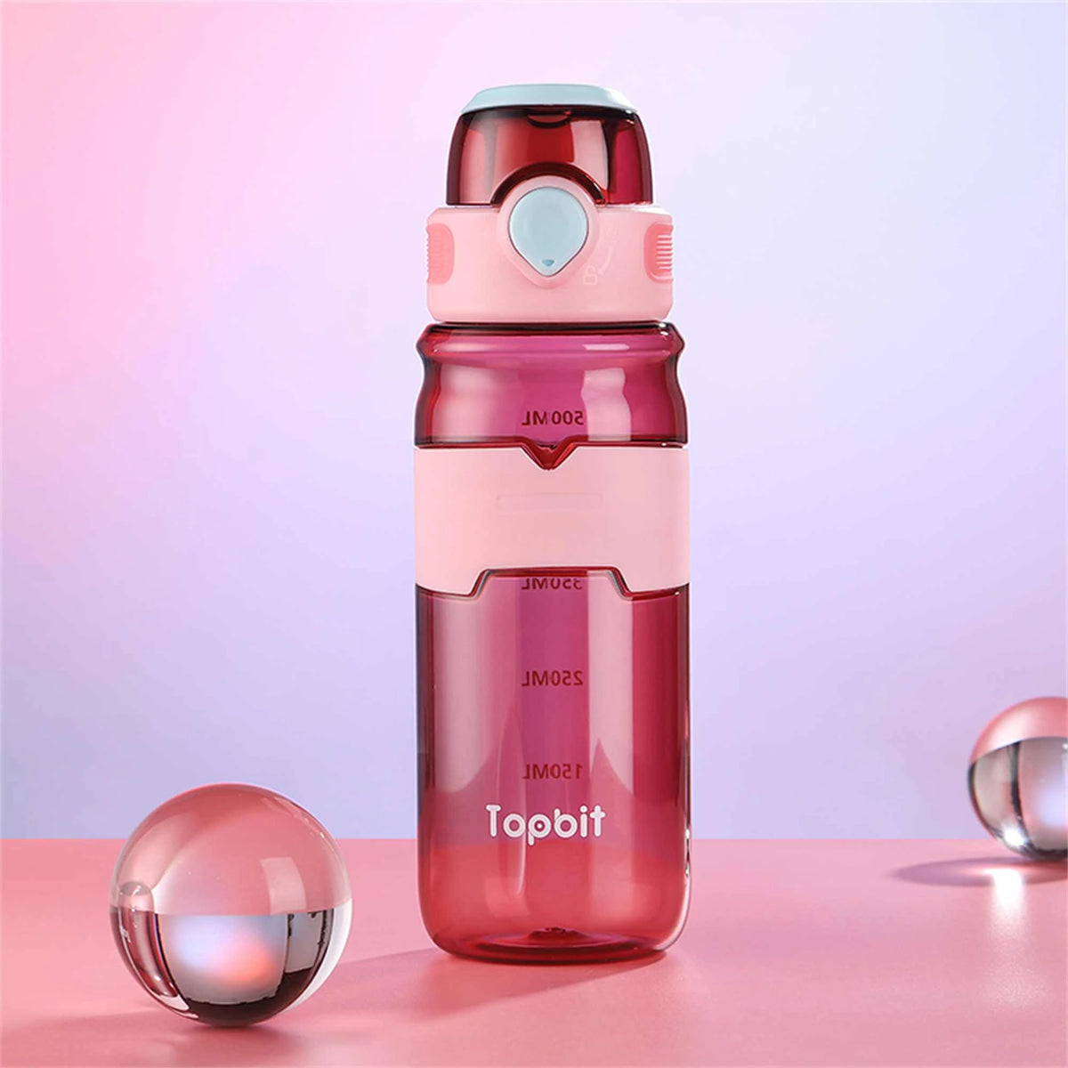 600ml Pink plastic bottle Image