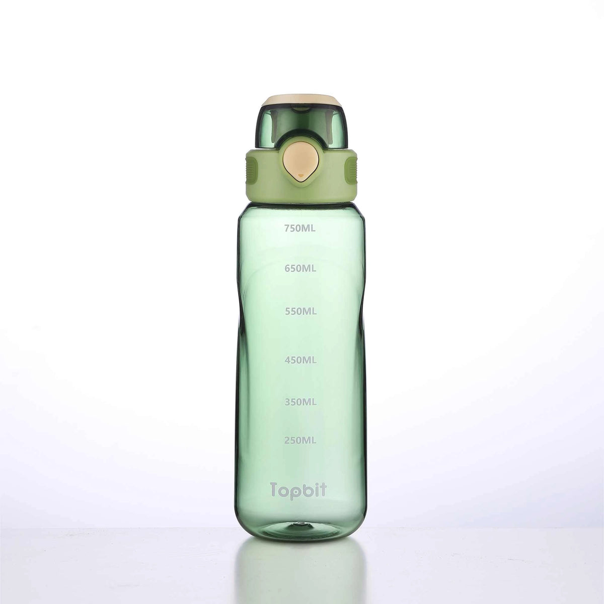800ml Green plastic bottle Image