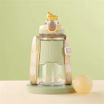 600ml Green plastic bottle Image