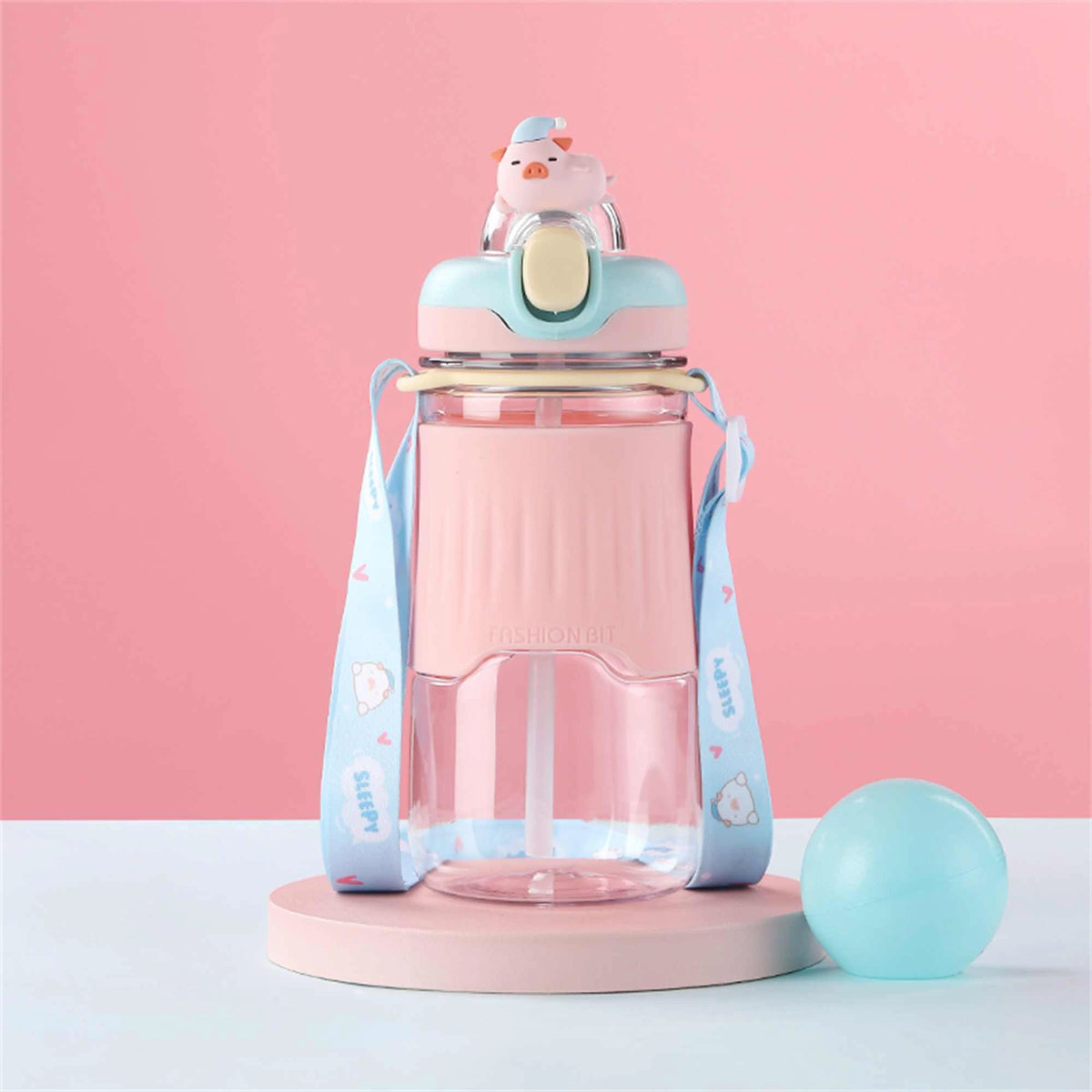 600ml Pink plastic bottle Image