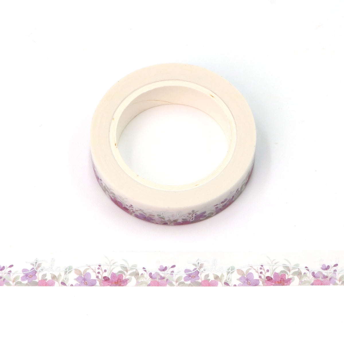 Free Flowers Pink Washi Tape Image