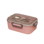 880ml Pink Lunch Box Image