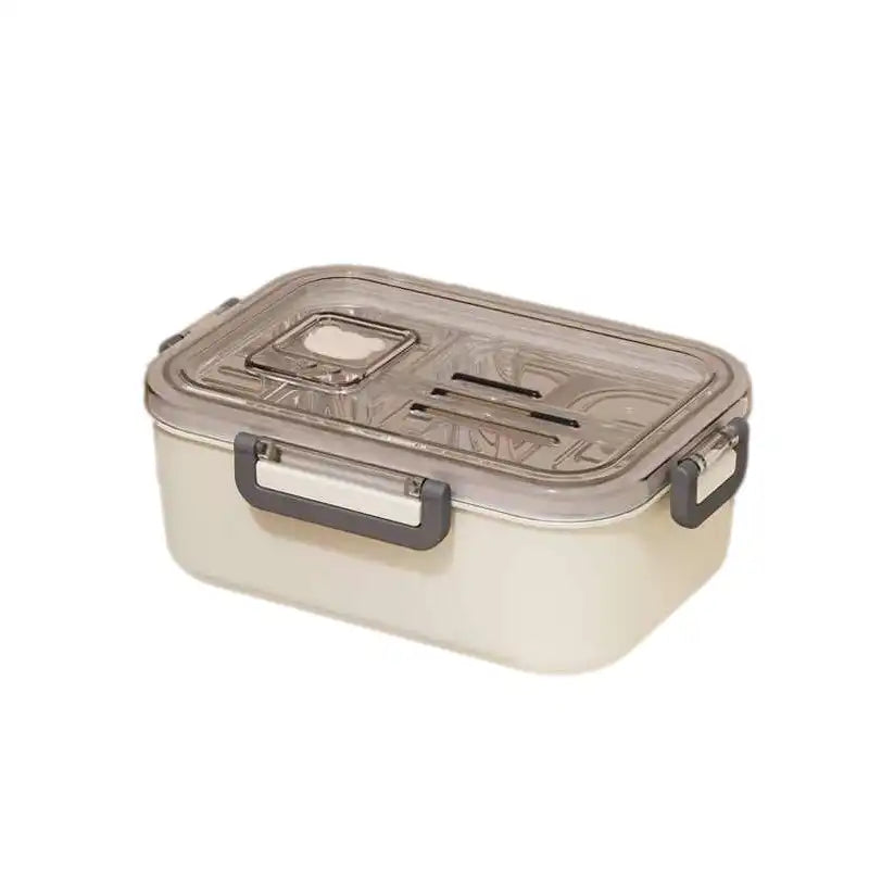 880ml White Lunch Box Image