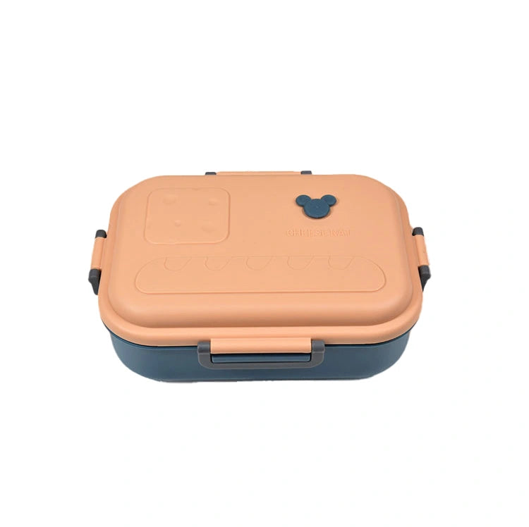 1200ml Pink Blue Lunch Box Image