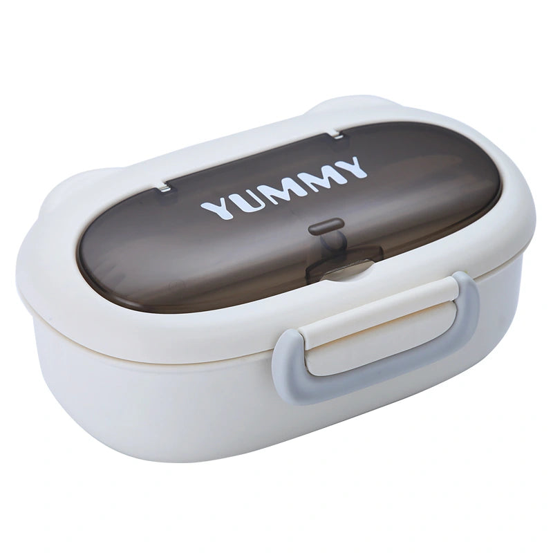 1100ml White Lunch Box Image