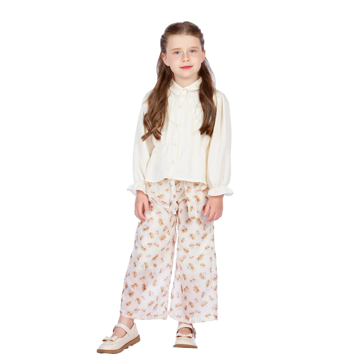 Floral Classic Pants for Girls Image