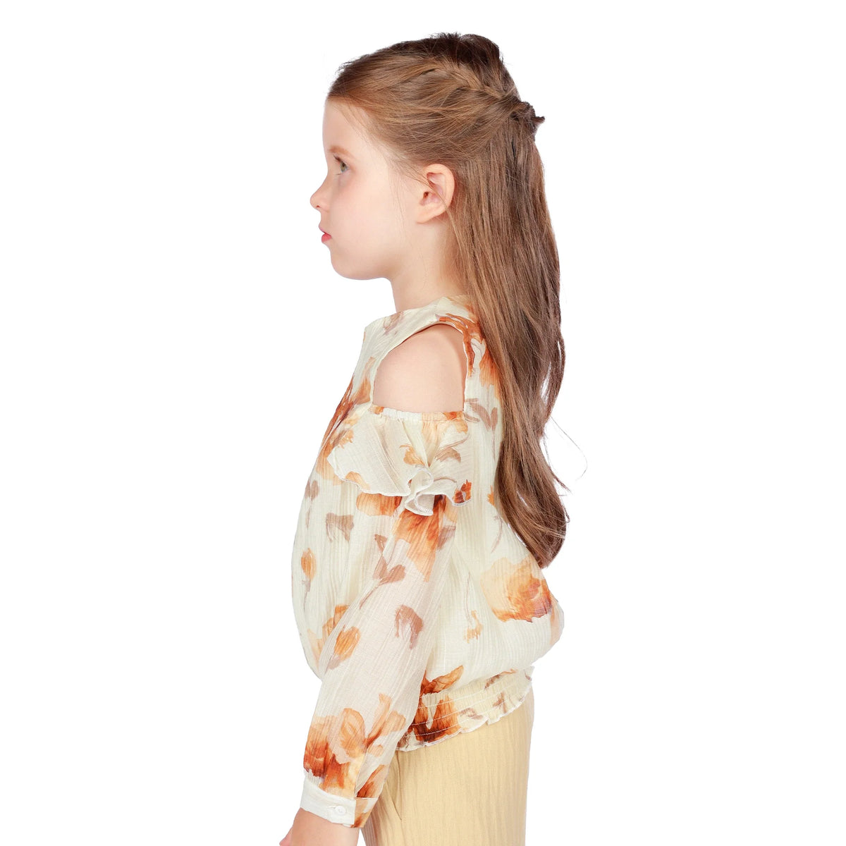 Floral Classic Blouse for Girls Image