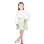 Floral Classic Skirt for Girls Image