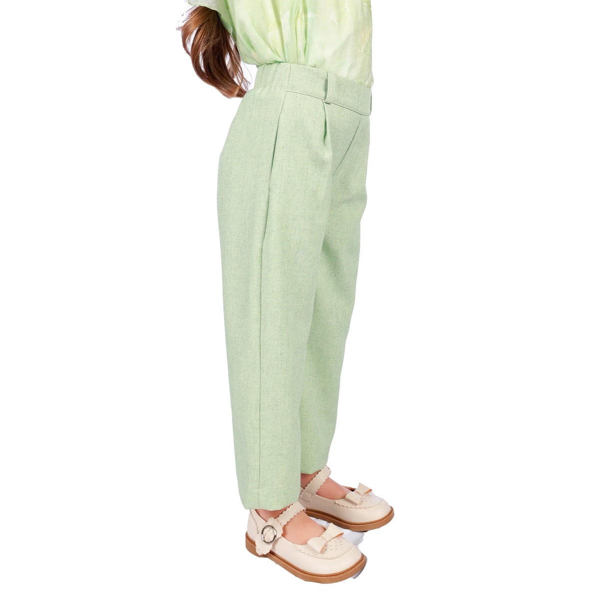 Solid Classic Pants for Girls Image