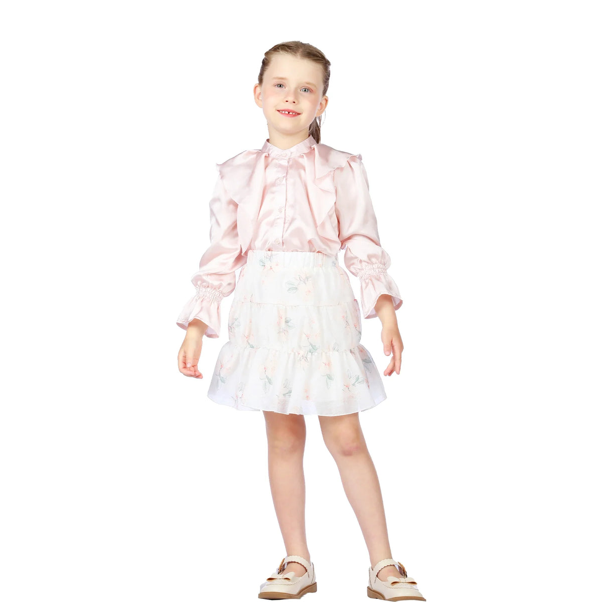 Plain Classic Shirt for Girls Image