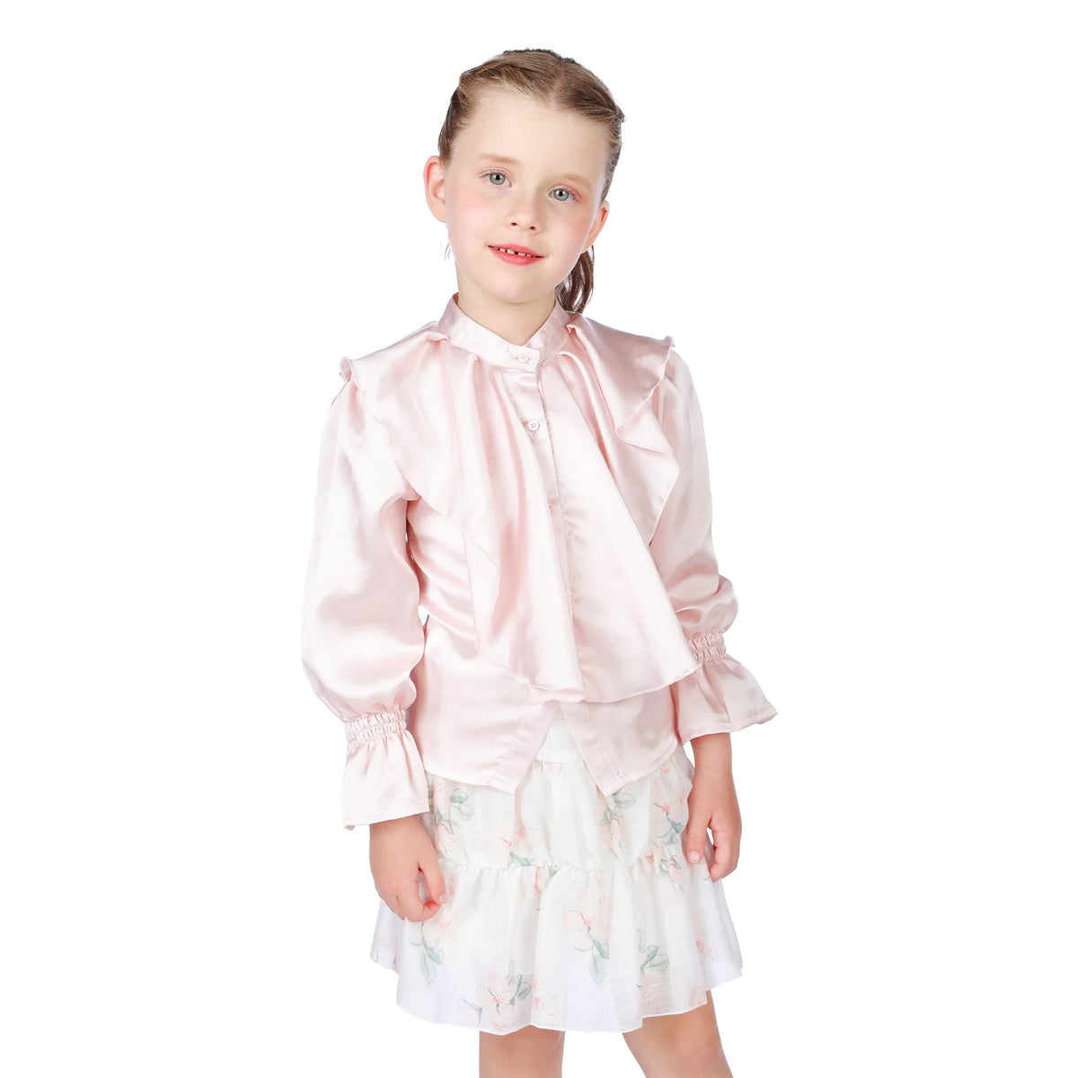 Plain Classic Shirt for Girls Image