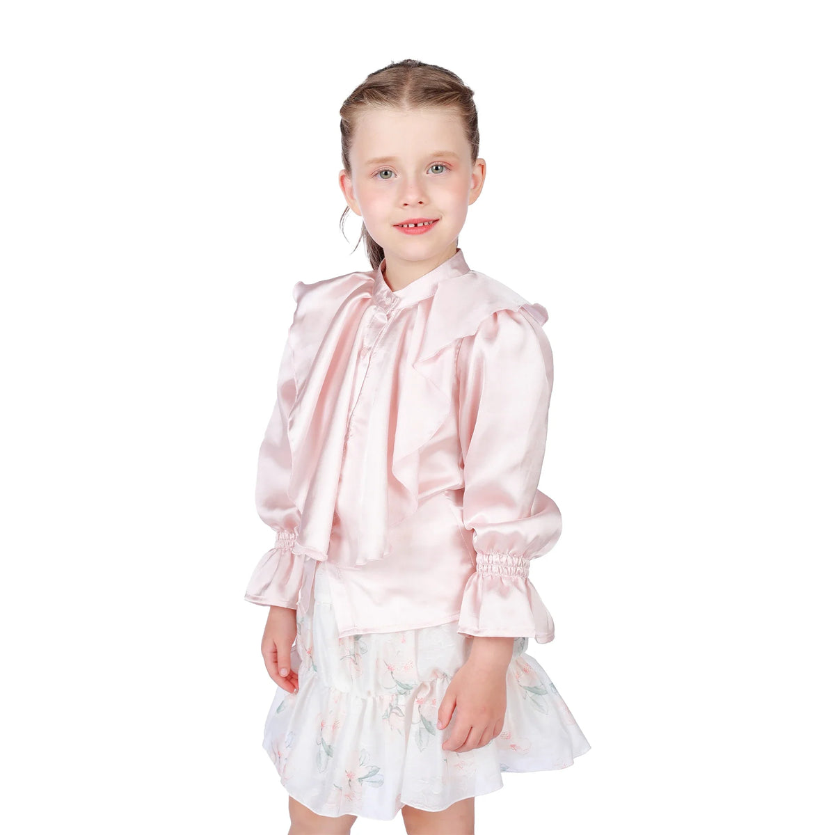 Plain Classic Shirt for Girls Image