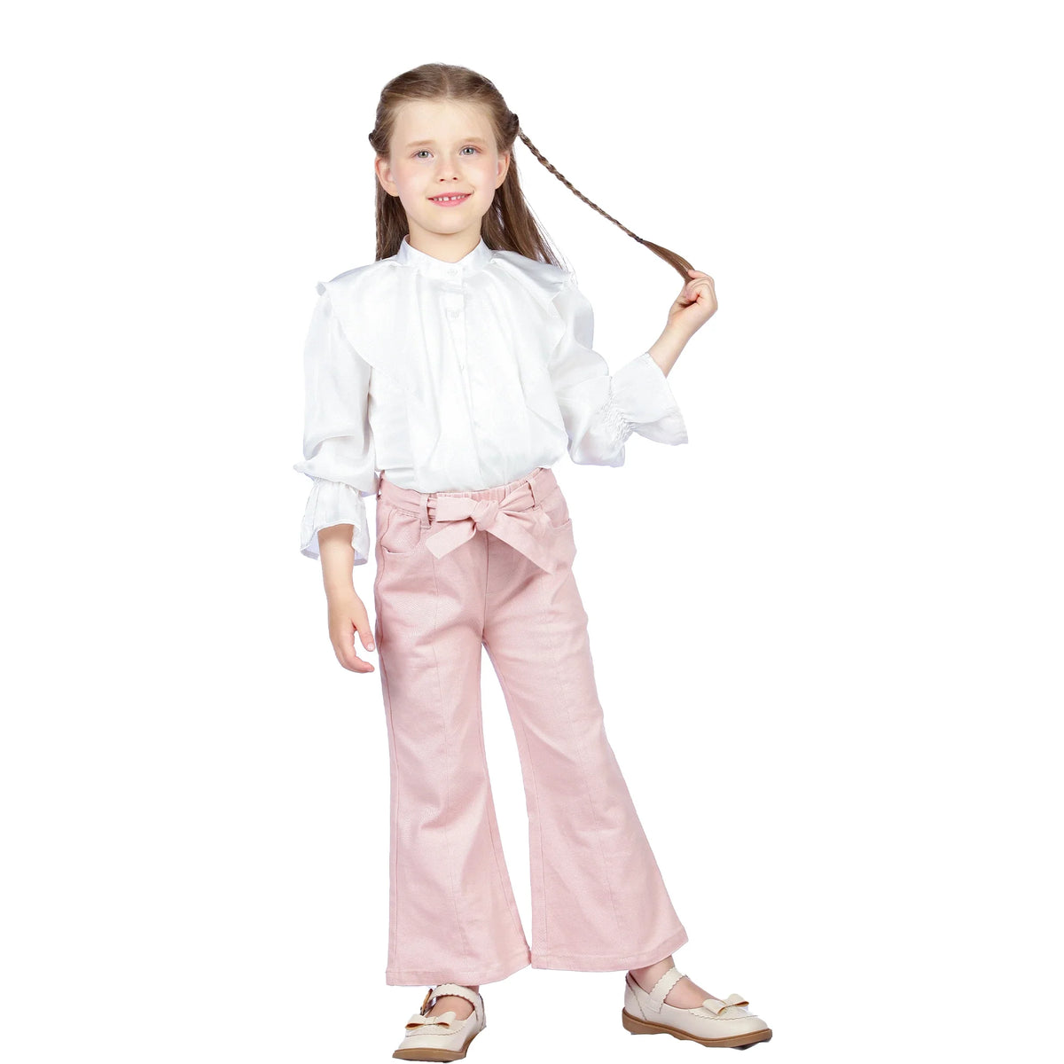 Plain Classic Shirt for Girls Image