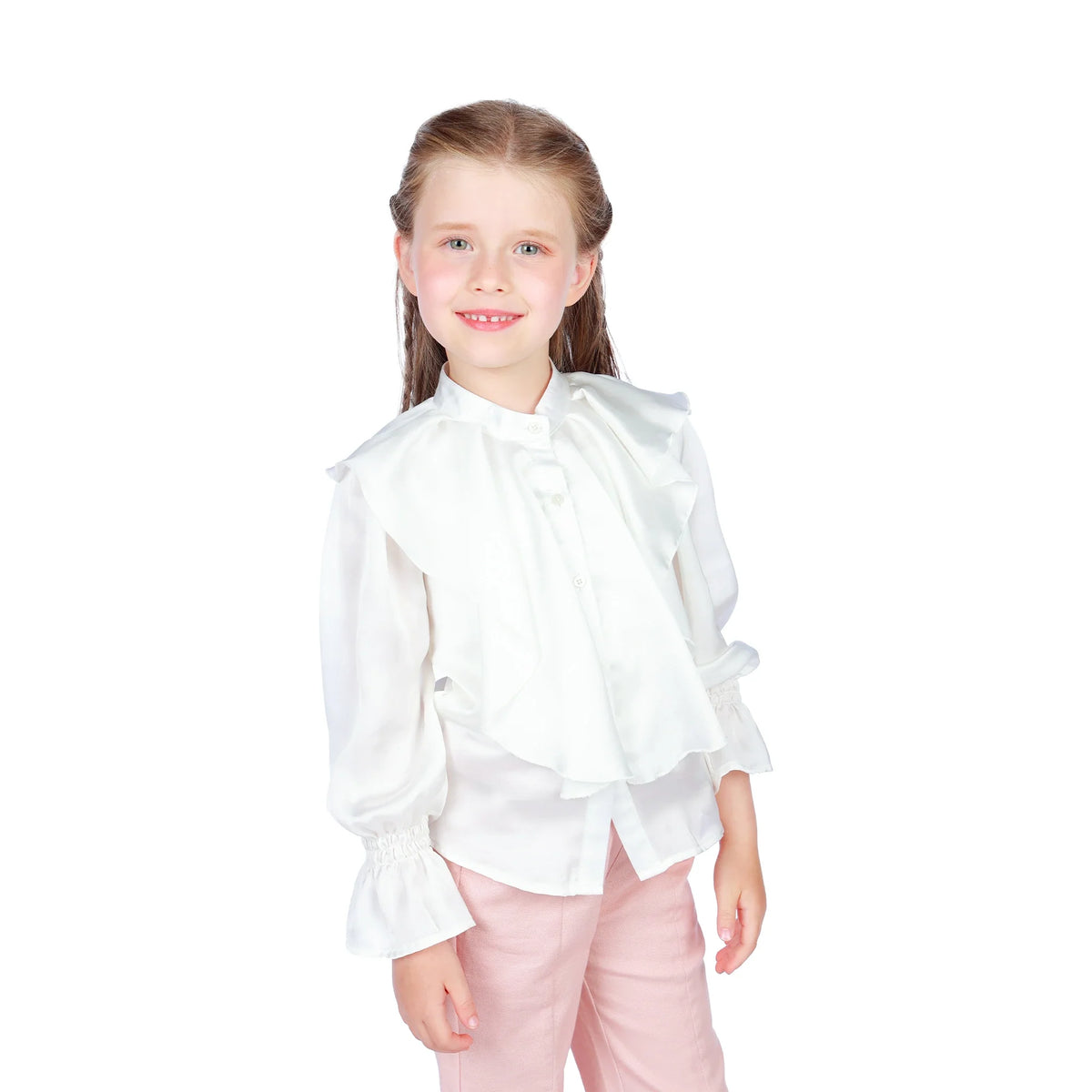 Plain Classic Shirt for Girls Image