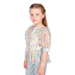 Floral Classic Blouse for Girls Image