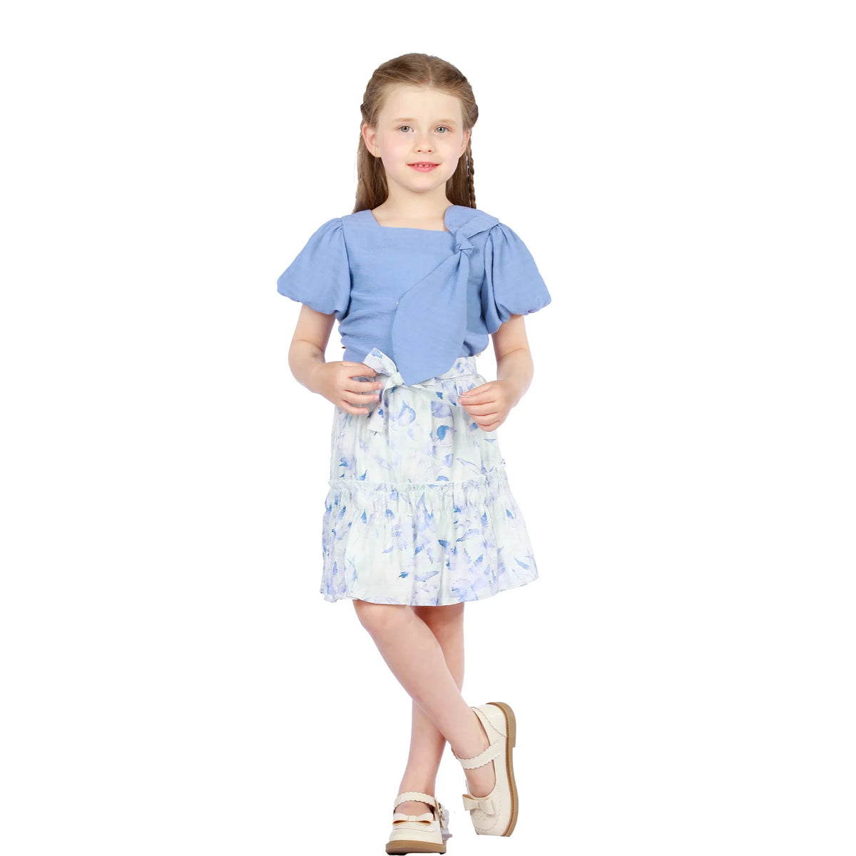 Floral Classic Skirt for Girls Image