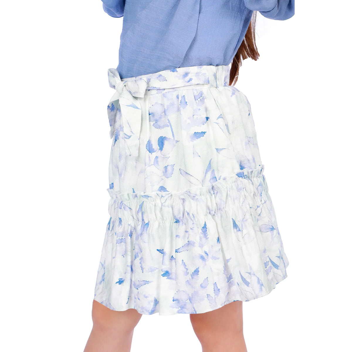Floral Classic Skirt for Girls Image
