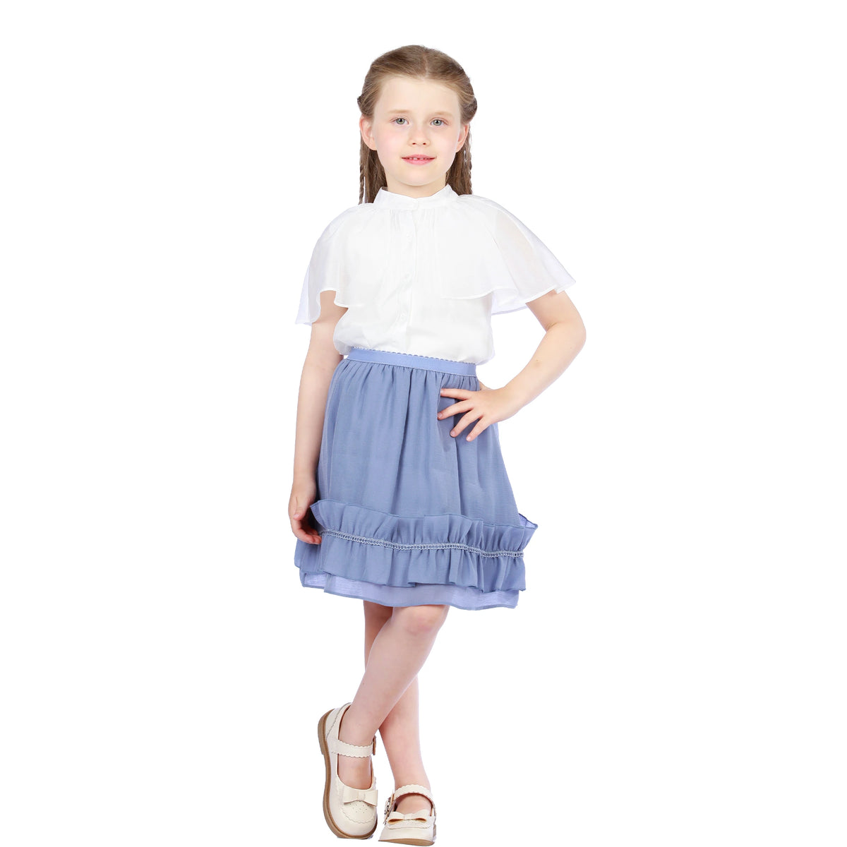 Plain Classic Skirt for Girls Image