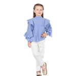 Jacquard Classic Blouse for Girls Image