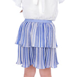 Color-Blocked Classic Skirt for Girls Image