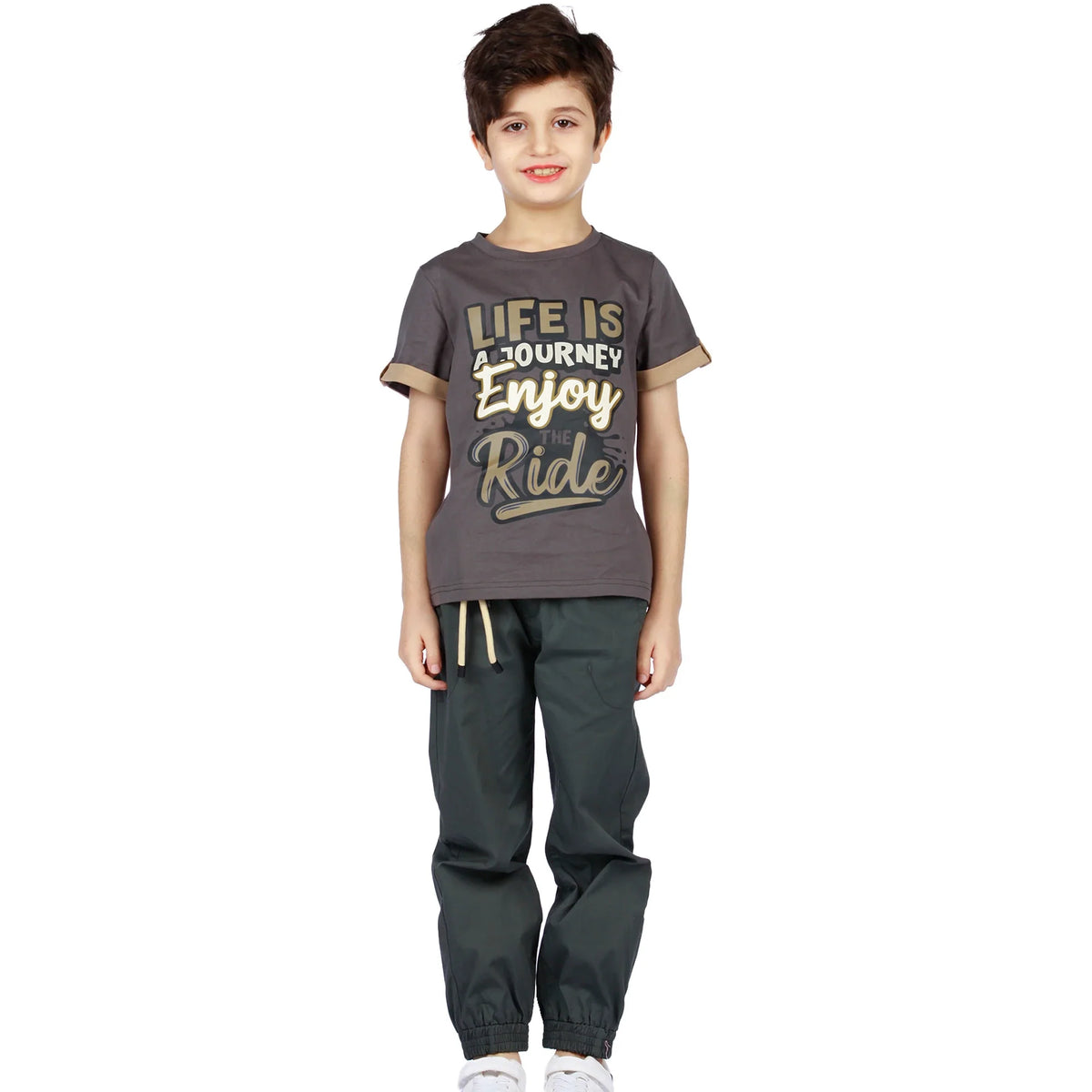 Plain Classic Pants for Boys Image