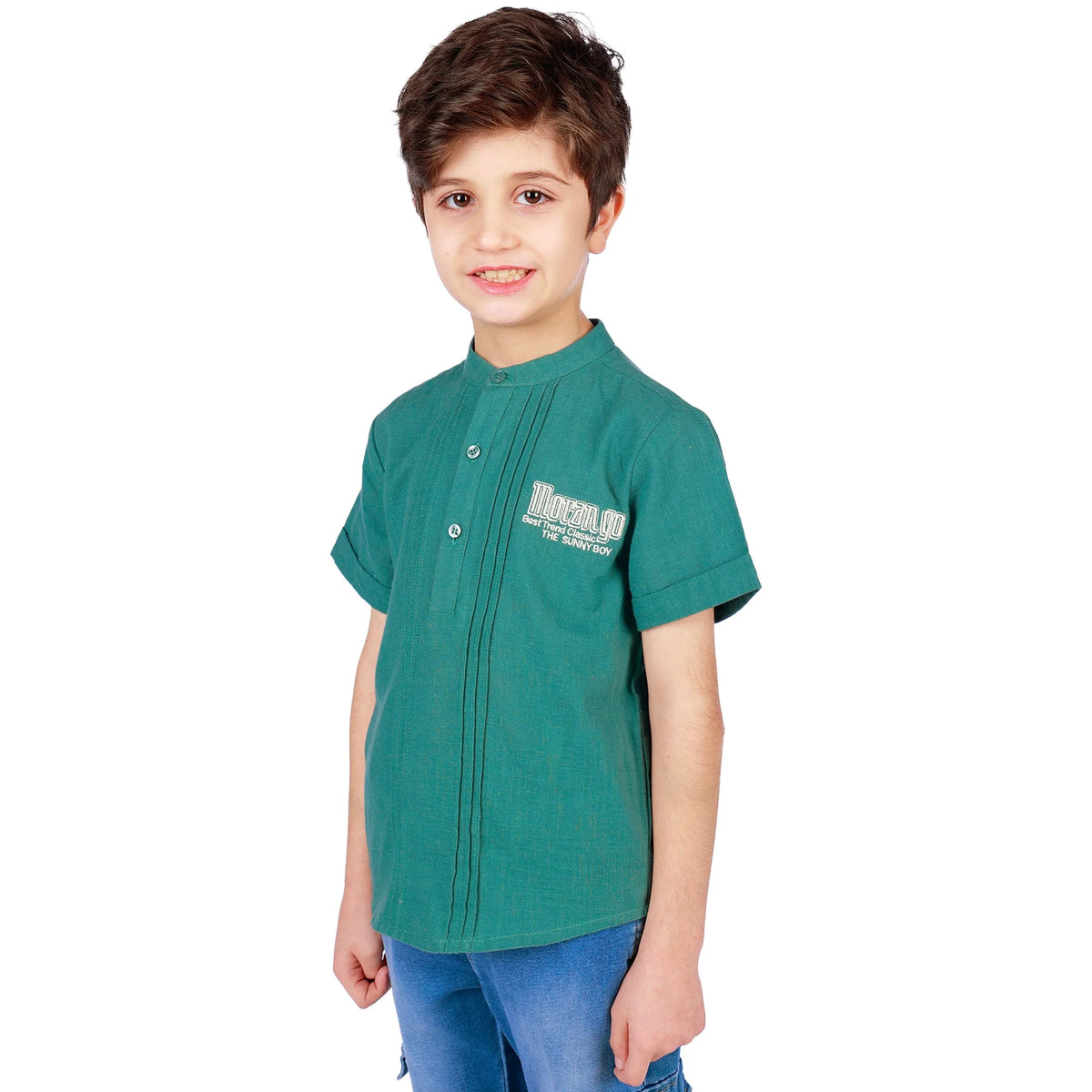 Embroidery Classic Blouse for Boys Image