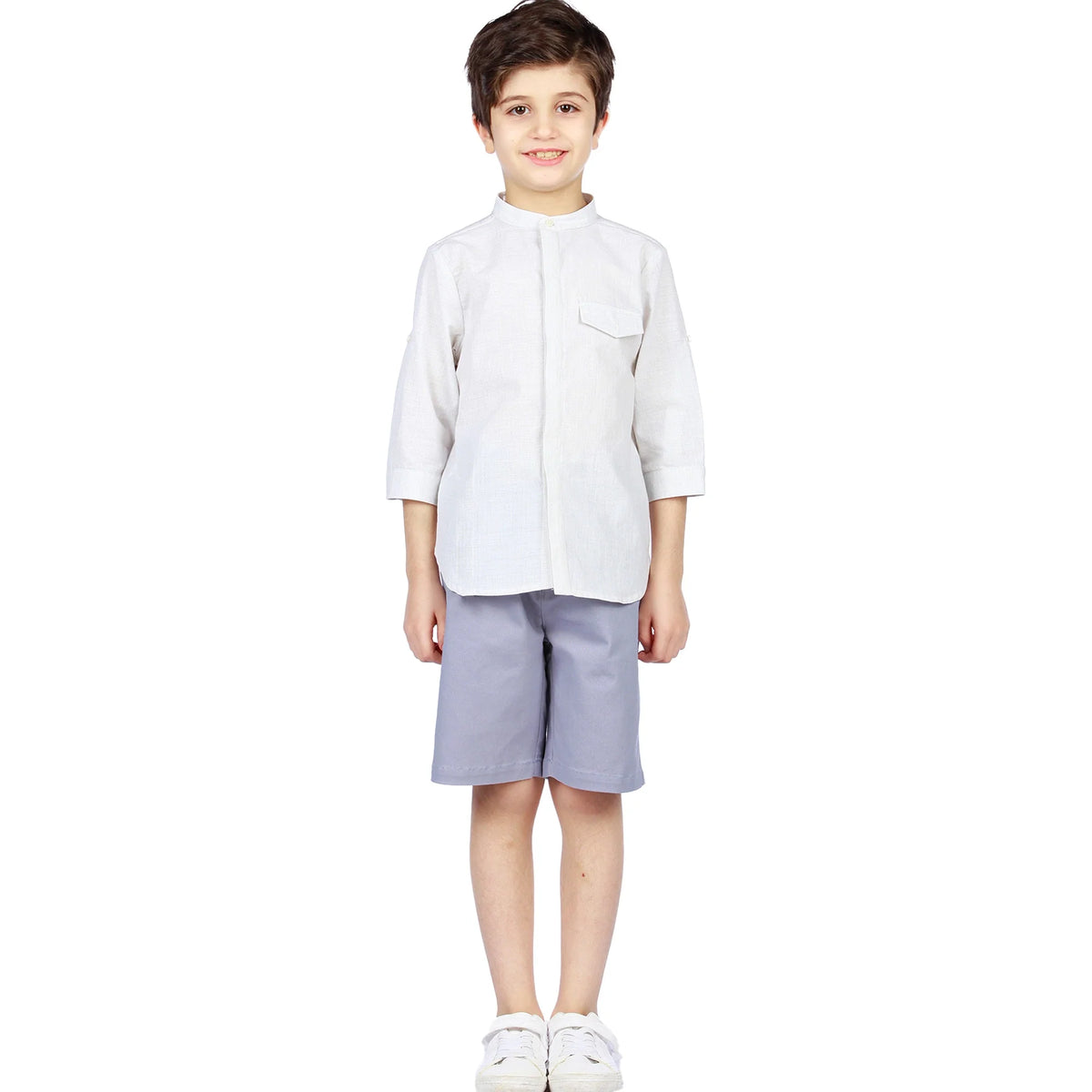 Plain Classic Shorts for Boys Image