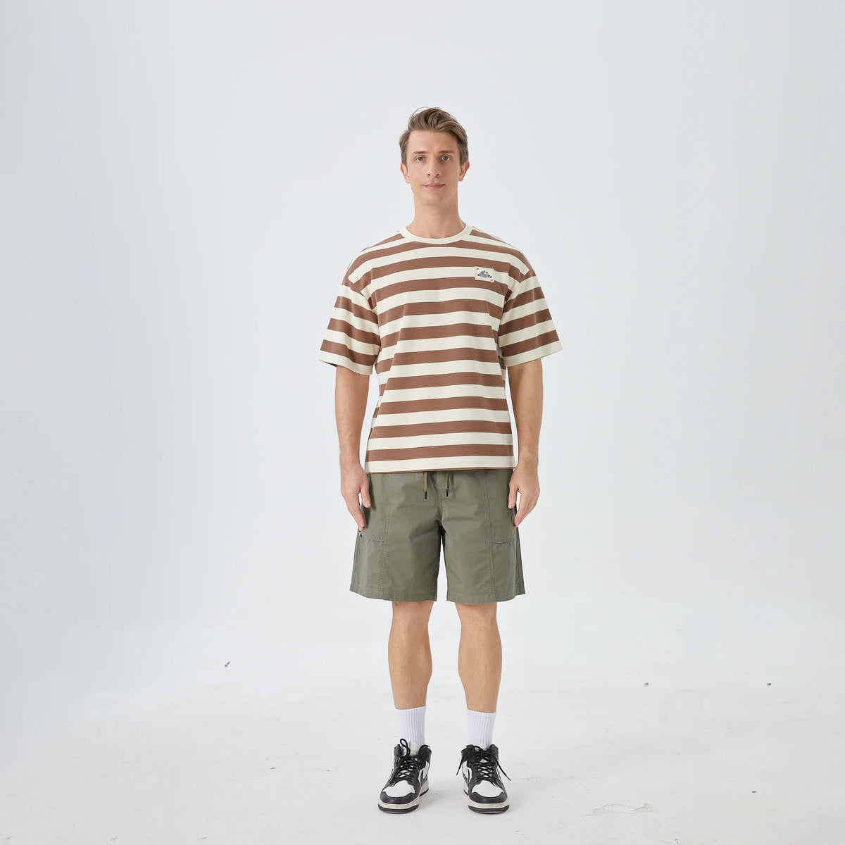 Striped Street Look T.Shirt for Men Image
