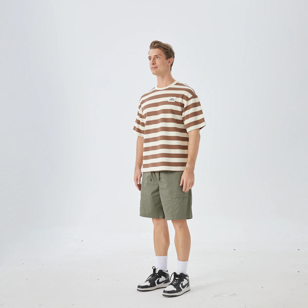 Striped Street Look T.Shirt for Men Image