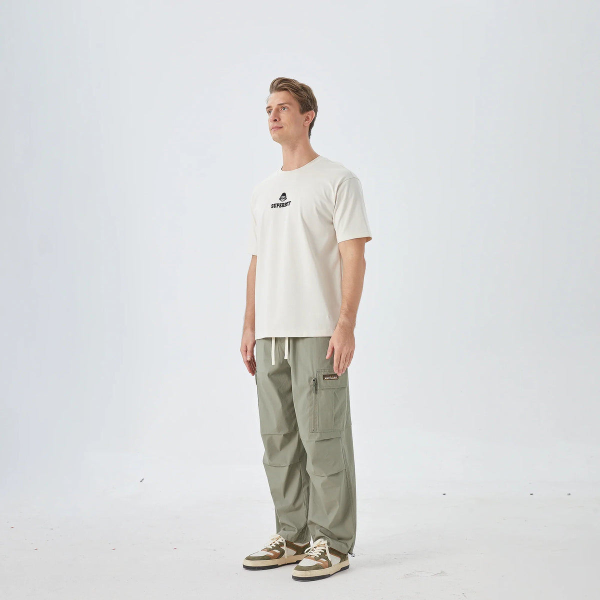 Badge Street Look Pants for Men Image